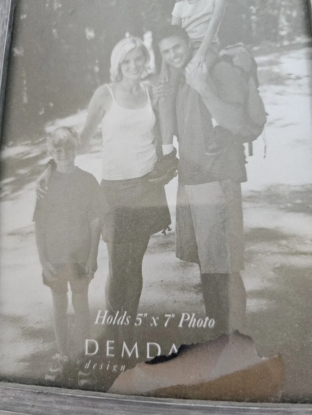 DEMDACO Faith Wedding Photo Frame 5x7 Matthew 19:6 Christian Marriage Silver